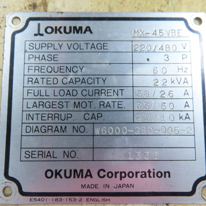 Okuma 1911-2242-113-040 FUB-P4R2 Servo Drive Controller Module Card Ver. 2.0