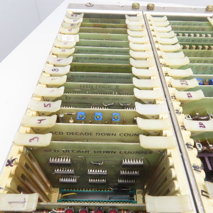 Heald 64 Slot PLC Chassis 53 Control Boards