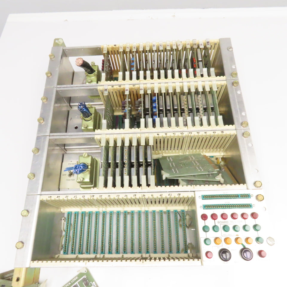 Heald 64 Slot PLC Chassis 53 Control Boards