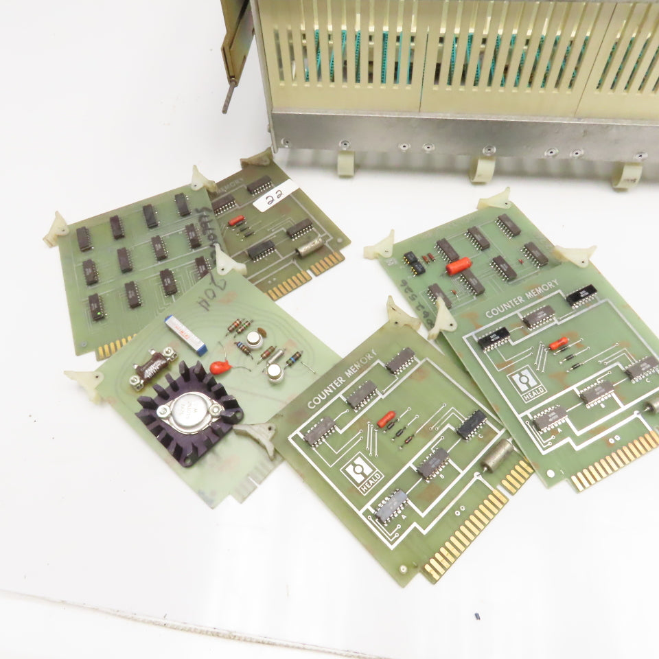 Heald 64 Slot PLC Chassis 53 Control Boards