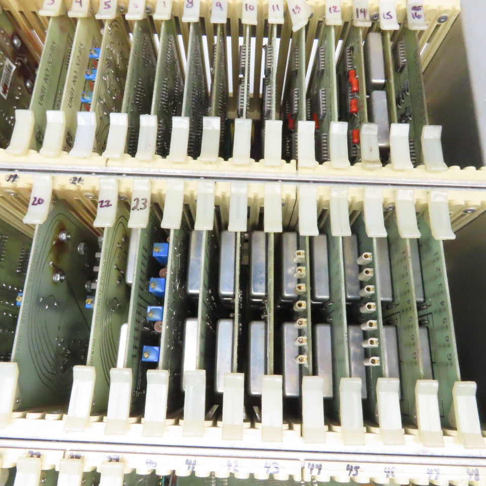 Heald 64 Slot PLC Chassis 53 Control Boards