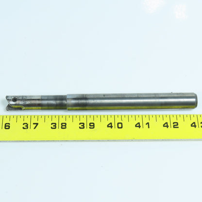 LMT Fette 5/8" Solid Carbide Indexable Flat Bottom End Mill 2 Flute 6-7/8" OAL