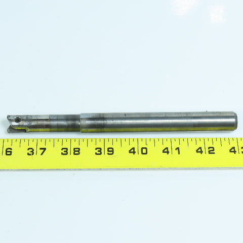 LMT Fette 5/8" Solid Carbide Indexable Flat Bottom End Mill 2 Flute 6-7/8" OAL