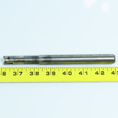 LMT Fette 5/8" Solid Carbide Indexable Flat Bottom End Mill 2 Flute 6-7/8" OAL