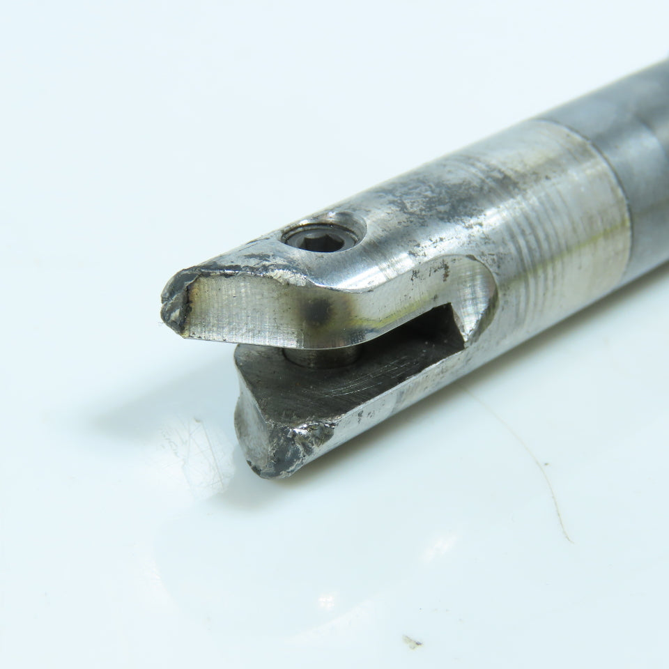LMT Fette 5/8" Solid Carbide Indexable Flat Bottom End Mill 2 Flute 6-7/8" OAL