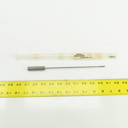 Drill Masters 0.1260 x 9.842"x 1/2" Deep Hole Coolant Fed Gun Drill Single Flute