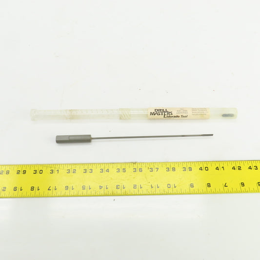 Drill Masters 0.1260 x 9.842"x 1/2" Deep Hole Coolant Fed Gun Drill Single Flute