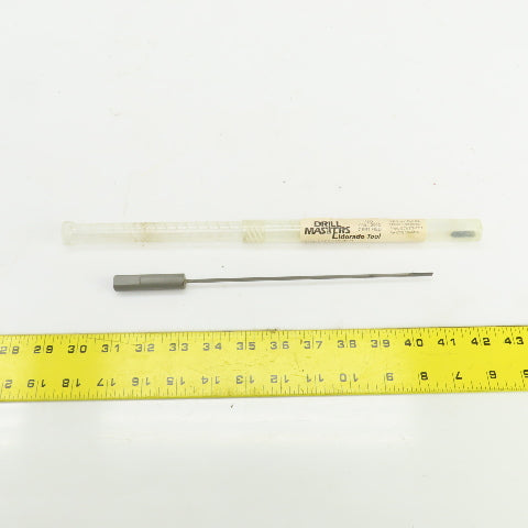 Drill Masters 0.1260 x 9.842"x 1/2" Deep Hole Coolant Fed Gun Drill Single Flute