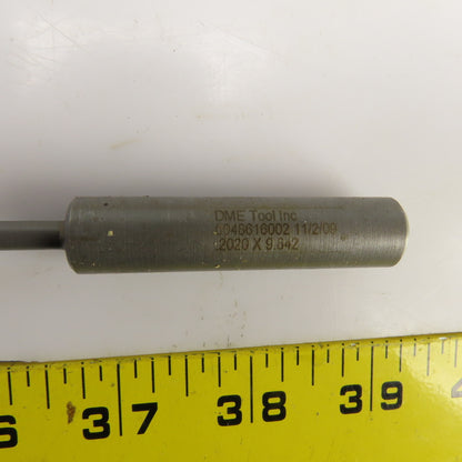 Drill Masters 0.2020 x 9.842"x 1/2" Deep Hole Coolant Fed Gun Drill Single Flute