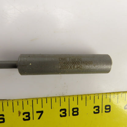 Drill Masters 0.2020 x 9.842"x 1/2" Deep Hole Coolant Fed Gun Drill Single Flute