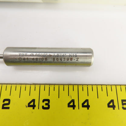 TBT K15 0.689 x 7.874"x 1/2" Deep Hole Coolant Fed Gun Drill Single Flute