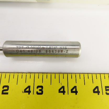 TBT K15 0.689 x 7.874"x 1/2" Deep Hole Coolant Fed Gun Drill Single Flute