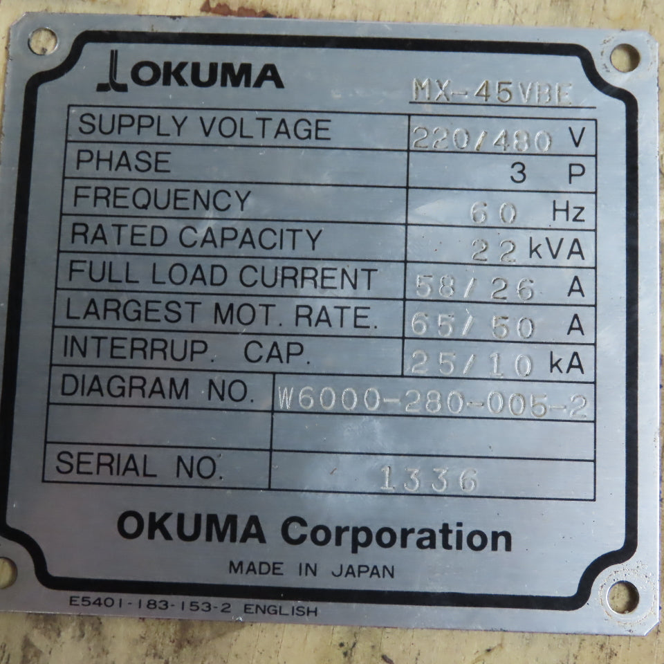 Okuma E4809-578-002-1 WCHG Control Card Circuit Board PCB