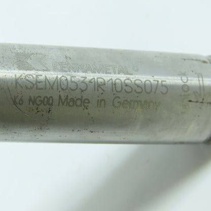 Kennametal KSEM0531R10SS075 .5313" 17/32" Modular Indexable Drill Bit 3/4" Shank