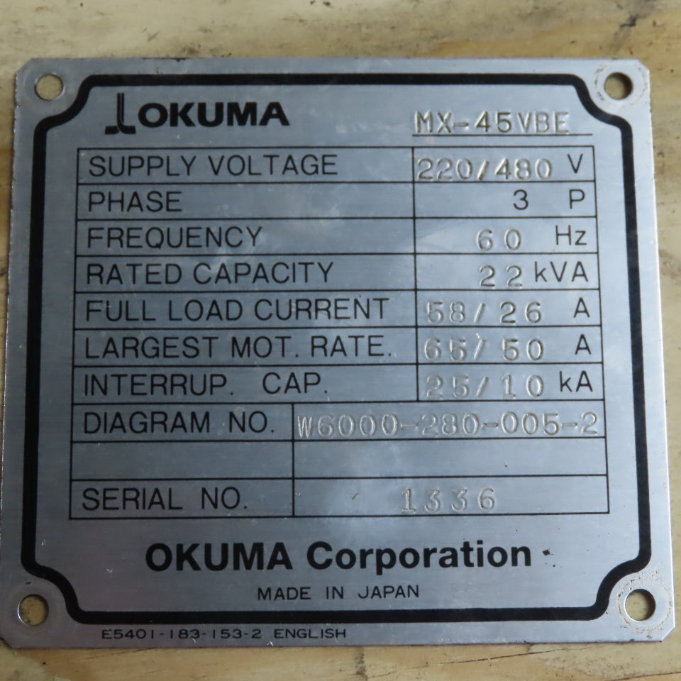 Fuji SC-2SN & SC-3N Shorting Contactor Assembly 	Remove From an Okuma MX-45VBE
