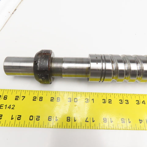 Hiwin S1101JX-3 40mm Single Start Ball Screw & Nut 27-1/2" Screw Length 39" OAL