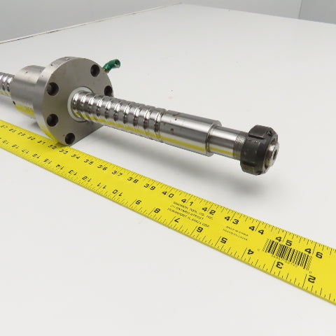 Hiwin S1101JX-3 40mm Single Start Ball Screw & Nut 27-1/2" Screw Length 39" OAL