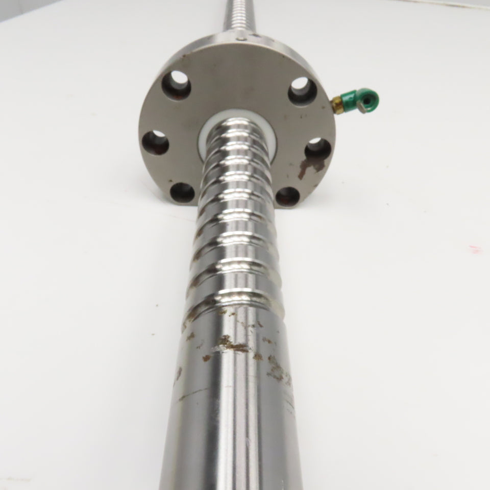 Hiwin S1101JX-3 40mm Single Start Ball Screw & Nut 27-1/2" Screw Length 39" OAL