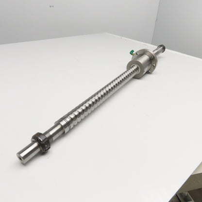 Hiwin S1101JX-3 40mm Single Start Ball Screw & Nut 27-1/2" Screw Length 39" OAL
