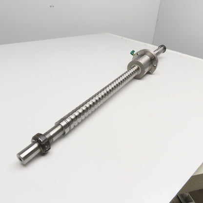Hiwin S1101JX-3 40mm Single Start Ball Screw & Nut 27-1/2" Screw Length 39" OAL
