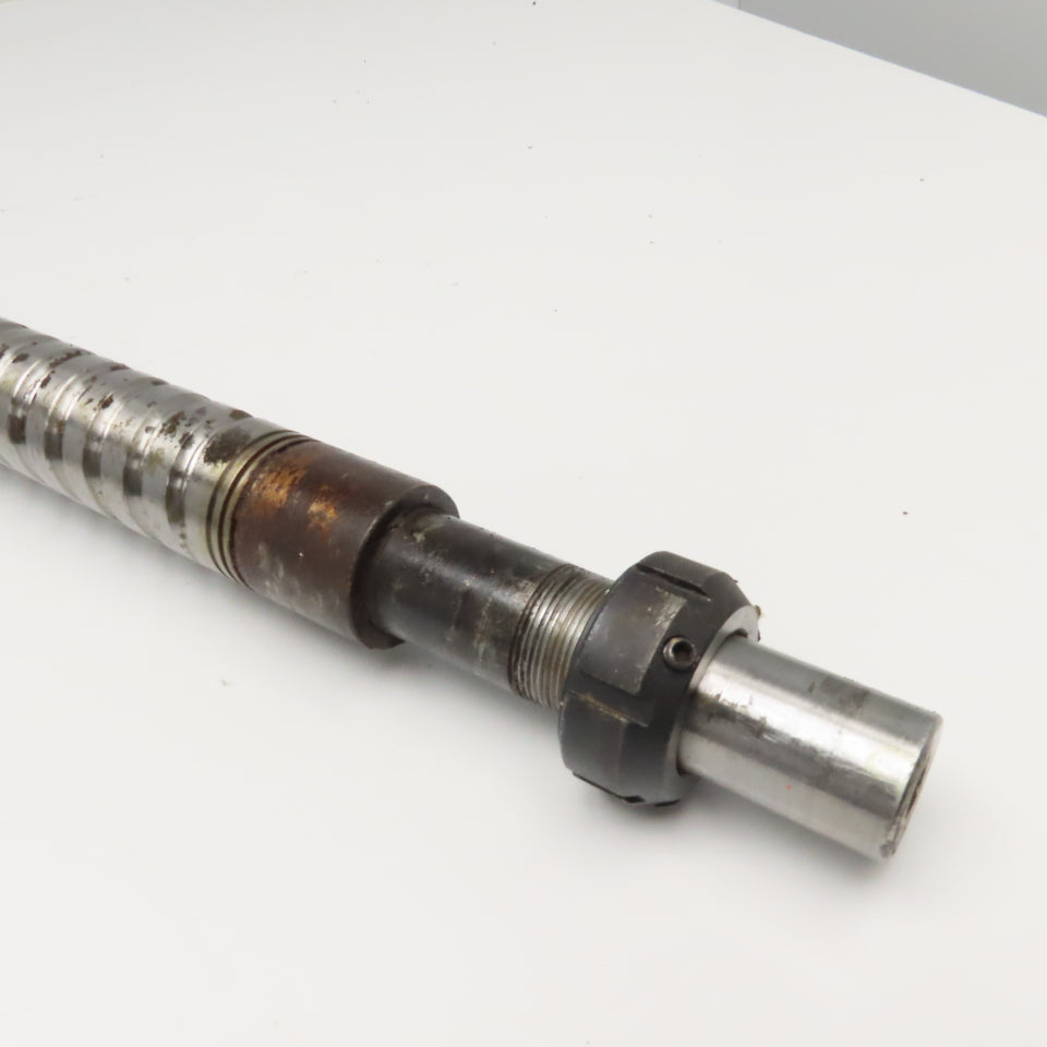 Hiwin S1101JX-3 40mm Single Start Ball Screw & Nut 35" Screw Length 45" OAL
