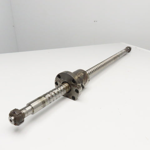 Hiwin S1101JX-3 40mm Single Start Ball Screw & Nut 35" Screw Length 45" OAL
