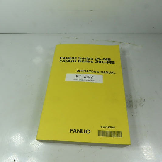 Fanuc B-63614EN/01 Series 21i-MB, 210i-MB Operator's Manual
