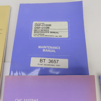 Okuma MX-45 VA/VAE MX-45VB/VBE Operator Maintenance Electrical Manuals Library