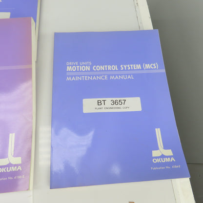 Okuma MX-45 VA/VAE MX-45VB/VBE Operator Maintenance Electrical Manuals Library