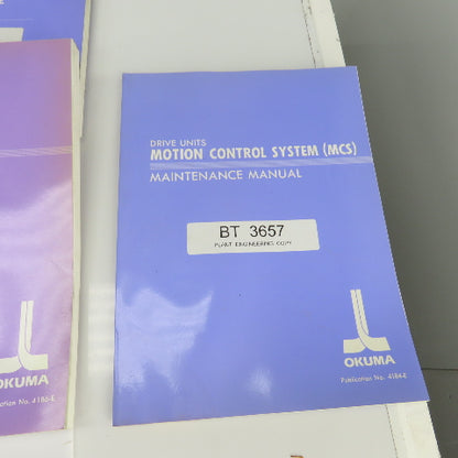 Okuma MX-45 VA/VAE MX-45VB/VBE Operator Maintenance Electrical Manuals Library