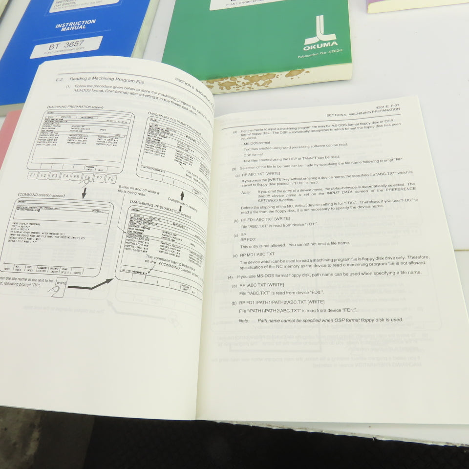 Okuma MX-45 VA/VAE MX-45VB/VBE Operator Maintenance Electrical Manuals Library