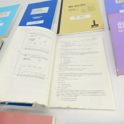 Okuma MX-45 VA/VAE MX-45VB/VBE Operator Maintenance Electrical Manuals Library