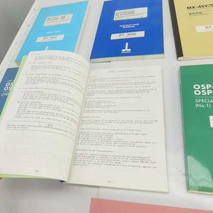 Okuma MX-45 VA/VAE MX-45VB/VBE Operator Maintenance Electrical Manuals Library