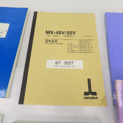 Okuma MX-45 VA/VAE MX-45VB/VBE Operator Maintenance Electrical Manuals Library