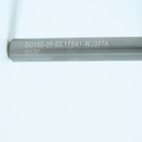 Walter DC150-08-08.175A1-WJ30TA 1/8" Carbide Drill Bit Coolant Thru 15/64" Shank