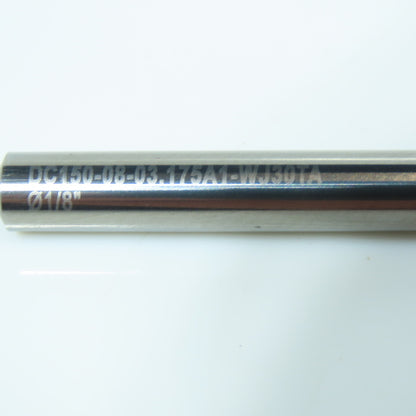 Walter DC150-08-08.175A1-WJ30TA 1/8" Carbide Drill Bit Shank Coolnt 15/64" Lot/2