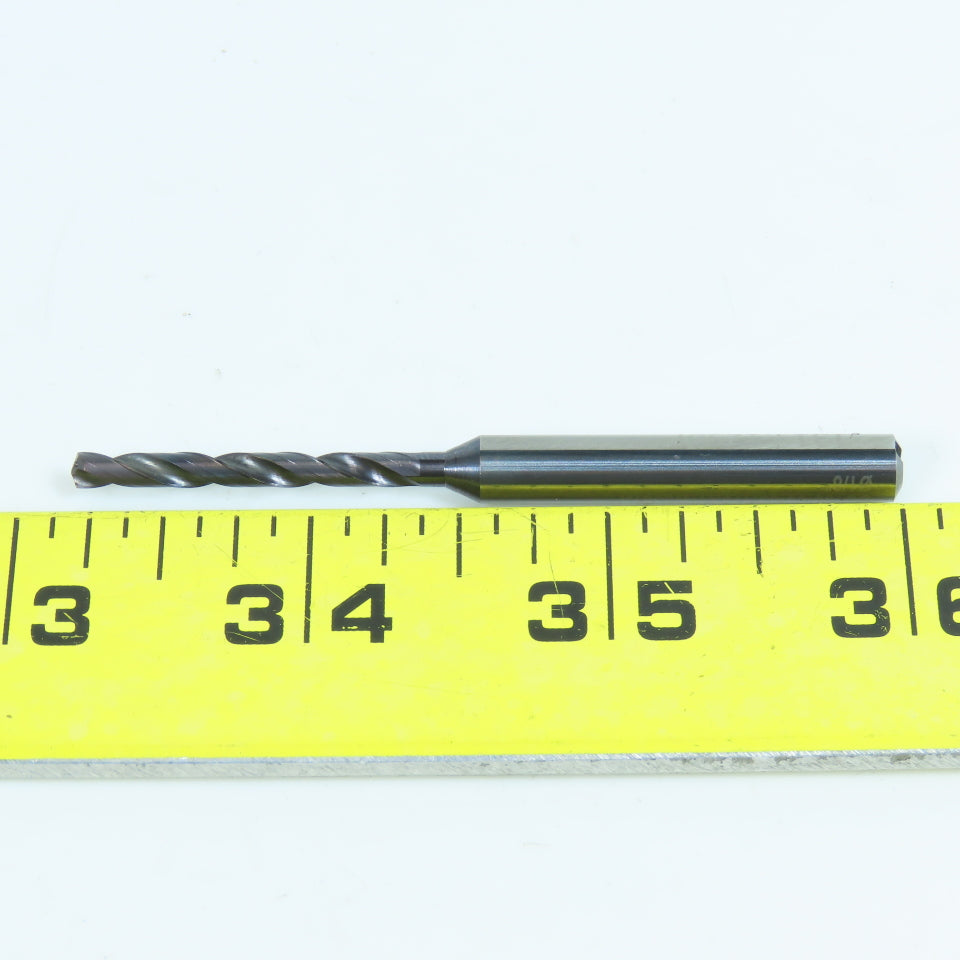Walter DC150-08-08.175A1-WJ30TA 1/8" Carbide Drill Bit Shank Coolnt 15/64" Lot/2