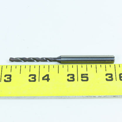Walter DC150-08-08.175A1-WJ30TA 1/8" Carbide Drill Bit Shank Coolnt 15/64" Lot/2