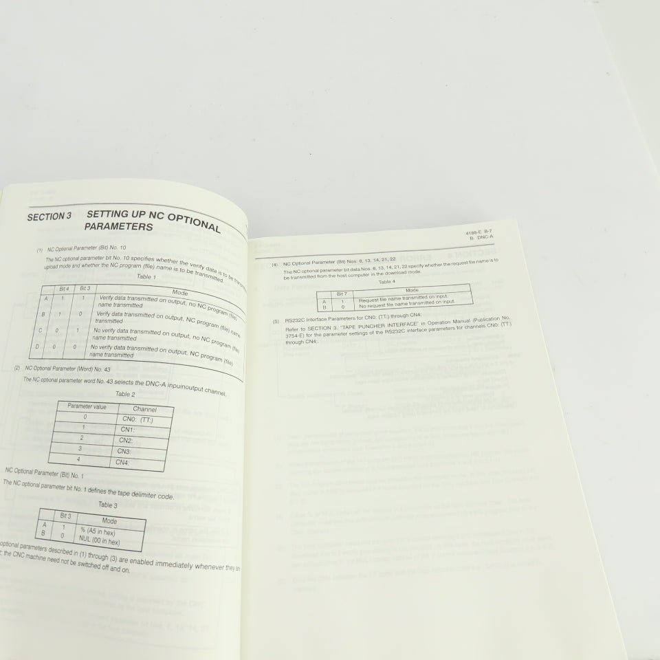 Okuma OSP-U100 OSP-U10 Special Functions No. 2 Publication No. 4188-E