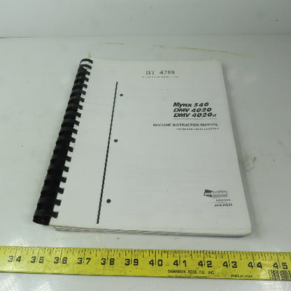 Doosan AV5EINE43 Vertical Machining Center Machine Operation Manual