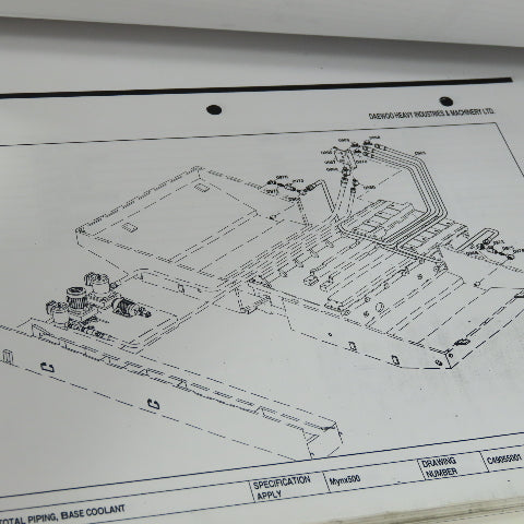 Doosan  AV5EPLE4A Mynx 500 Mynx 540 DMV 4020 DMV 4020d Parts Book