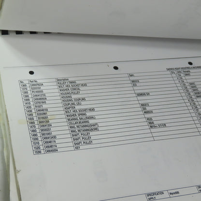 Doosan  AV5EPLE4A Mynx 500 Mynx 540 DMV 4020 DMV 4020d Parts Book