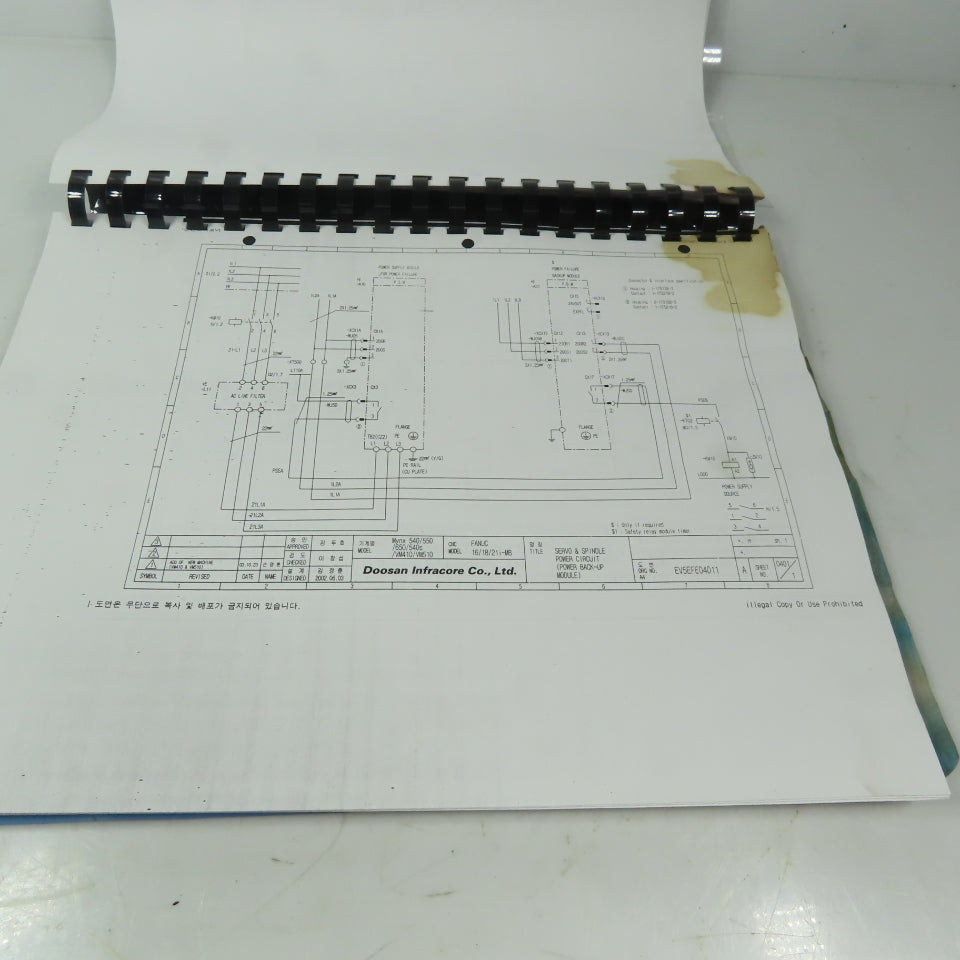 Doosan  Electrical Circuit Diagrams Mynx 500/550/650/540s Ace-VM410/510/640