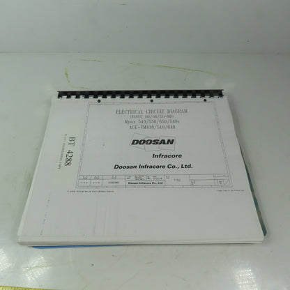 Doosan  Electrical Circuit Diagrams Mynx 500/550/650/540s Ace-VM410/510/640