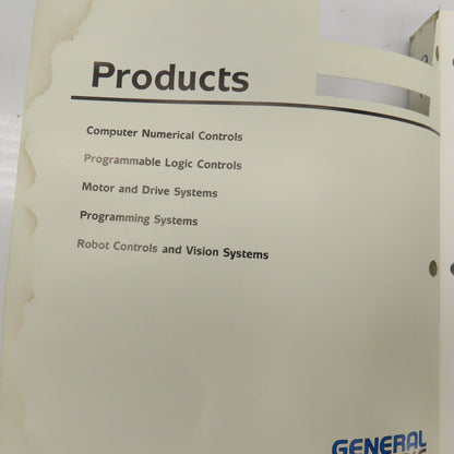 General Numeric 0MC 00MC 61404E/01 Operator Manual