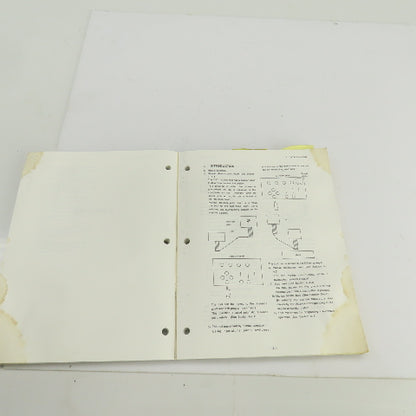 General Numeric 0MC 00MC 61404E/01 Operator Manual