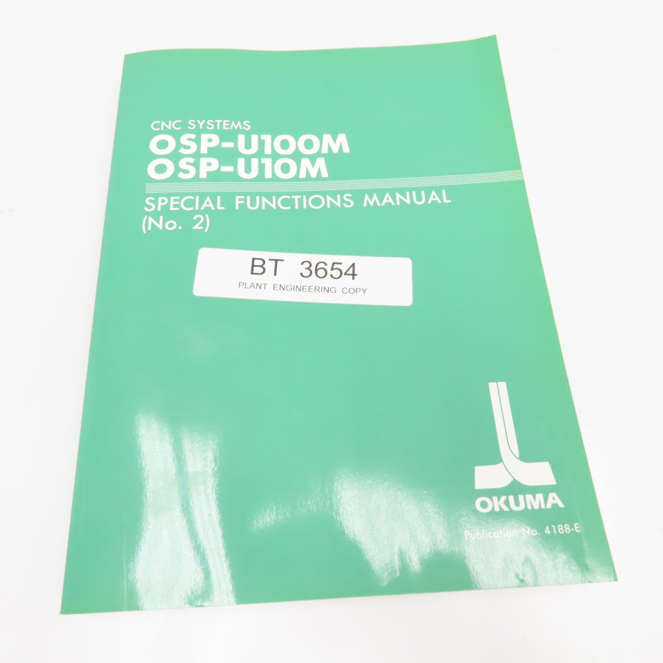 Okuma OSP-U100M OSP-U10M CNC Machining Center Special Functions Manual No.2