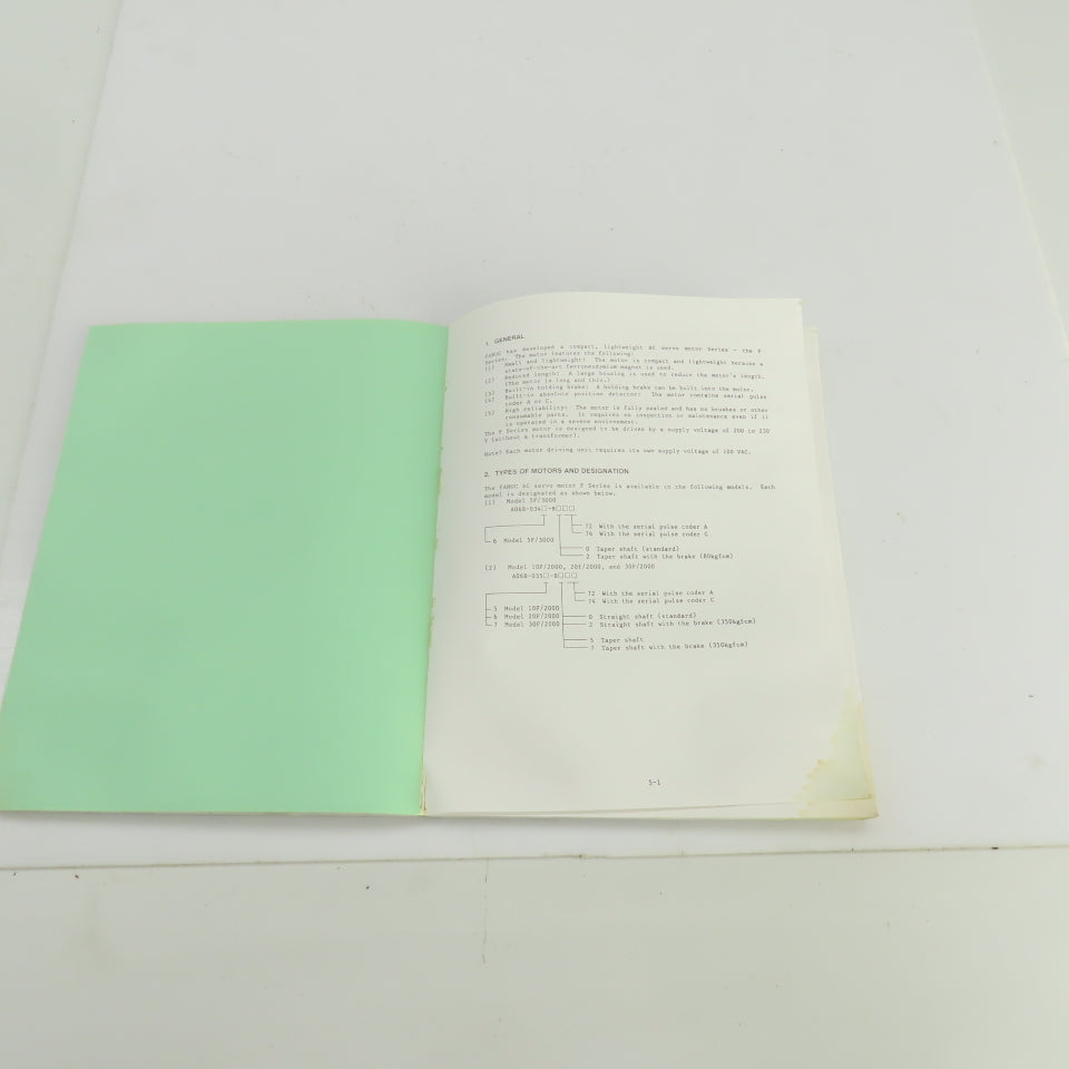 GE Fanuc Automation GFZ-65002E/06 AC Servo Motor Series Descriptions Manual