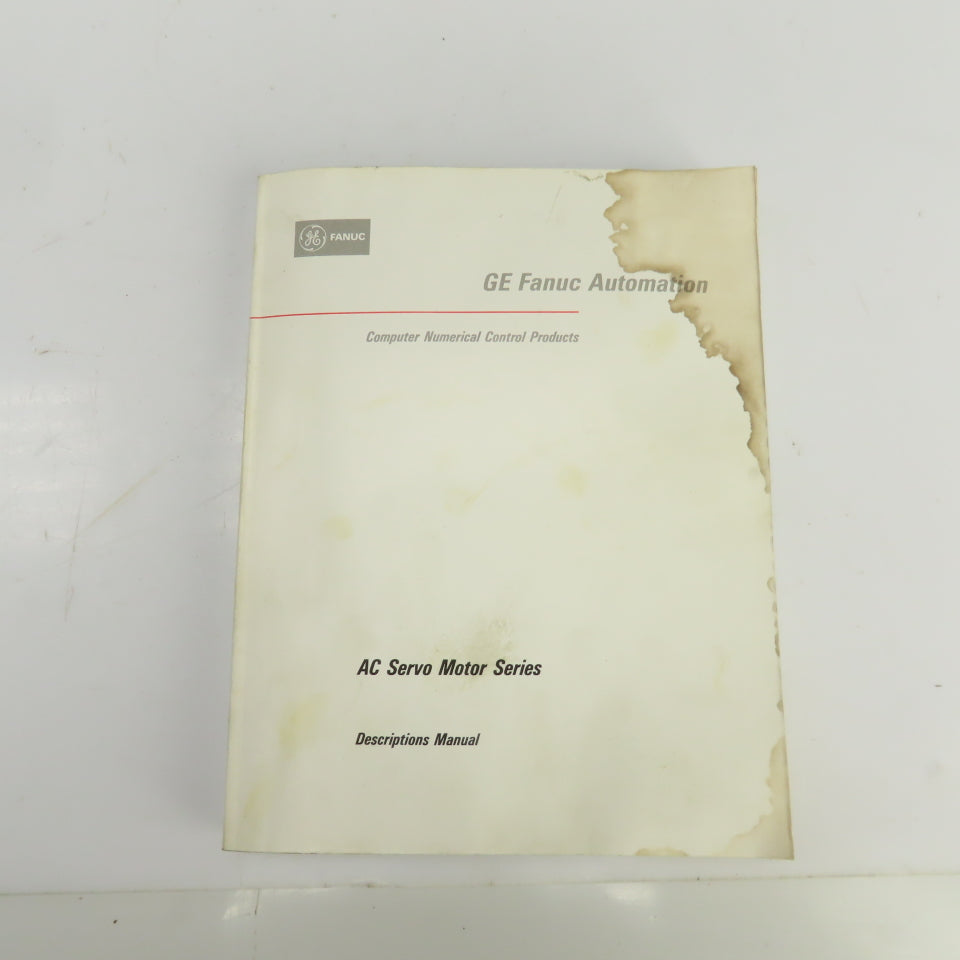 GE Fanuc Automation GFZ-65002E/06 AC Servo Motor Series Descriptions Manual