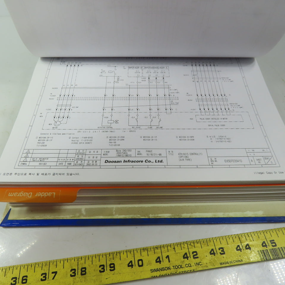 Doosan Mynx 540 Electric & Ladder Diagrams Manual